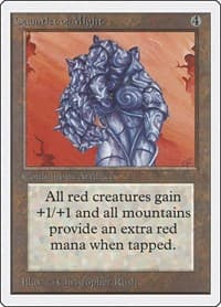 Gauntlet of Might - Unlimited Edition - Magic: The Gathering card