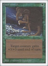 Giant Growth - Unlimited Edition - Magic: The Gathering card