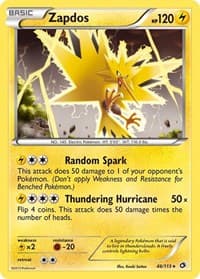 Zapdos - Legendary Treasures - Pokemon card
