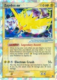 Zapdos ex - EX FireRed & LeafGreen - Pokemon card