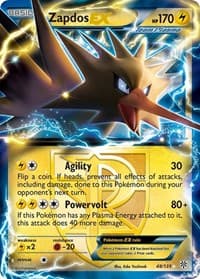 Zapdos EX (Team Plasma) - Plasma Storm - Pokemon card