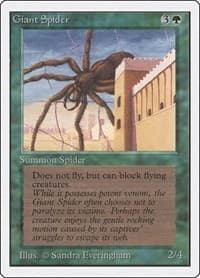 Giant Spider - Unlimited Edition - Magic: The Gathering card