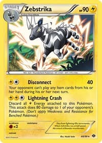 Zebstrika - Next Destinies - Pokemon card