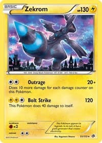 Zekrom - Legendary Treasures - Pokemon card