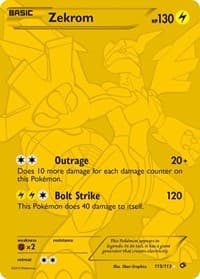 Zekrom (115 Full Art Secret Rare) - Legendary Treasures - Pokemon card