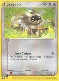Zigzagoon - EX Ruby and Sapphire - Pokemon card