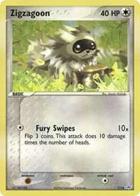 Zigzagoon - EX Trainer Kit 1: Latias & Latios - Pokemon card
