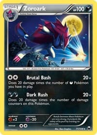 Zoroark - Dark Explorers - Pokemon card