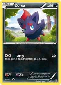 Zorua - Black and White - Pokemon card