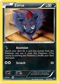 Zorua (69) - Dark Explorers - Pokemon card
