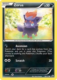 Zorua - Legendary Treasures - Pokemon card