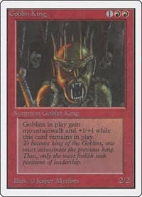 Goblin King - Unlimited Edition - Magic: The Gathering card