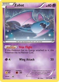 Zubat (53) - Plasma Storm - Pokemon card