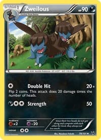 Zweilous - Noble Victories - Pokemon card