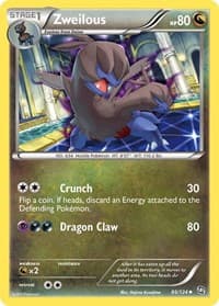 Zweilous (95) - Dragons Exalted - Pokemon card