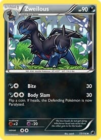 Zweilous - Plasma Freeze - Pokemon card