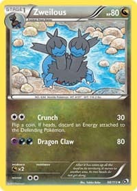 Zweilous - Legendary Treasures - Pokemon card