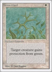 Green Ward - Unlimited Edition - Magic: The Gathering card