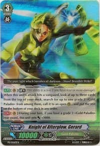 Knight of Afterglow, Gerard - Promo Cards - Cardfight Vanguard card