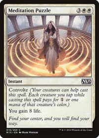 Meditation Puzzle - Magic 2015 (M15) - Magic: The Gathering card