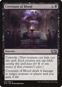 Covenant of Blood - Magic 2015 (M15) - Magic: The Gathering card