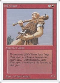 Hill Giant - Unlimited Edition - Magic: The Gathering card