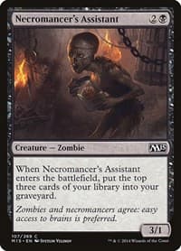 Necromancer's Assistant - Magic 2015 (M15) - Magic: The Gathering card