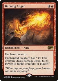 Burning Anger - Magic 2015 (M15) - Magic: The Gathering card