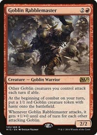Goblin Rabblemaster - Magic 2015 (M15) - Magic: The Gathering card