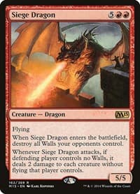 Siege Dragon - Magic 2015 (M15) - Magic: The Gathering card