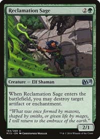 Reclamation Sage - Magic 2015 (M15) - Magic: The Gathering card