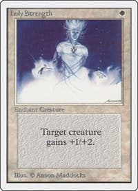 Holy Strength - Unlimited Edition - Magic: The Gathering card