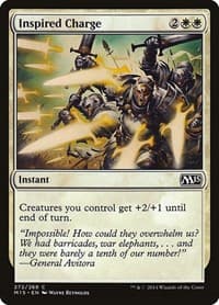 Inspired Charge - Magic 2015 (M15) - Magic: The Gathering card