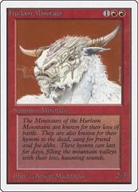 Hurloon Minotaur - Unlimited Edition - Magic: The Gathering card