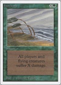 Hurricane - Unlimited Edition - Magic: The Gathering card