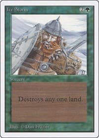 Ice Storm - Unlimited Edition - Magic: The Gathering card