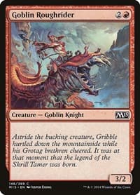 Goblin Roughrider - Magic 2015 (M15) - Magic: The Gathering card