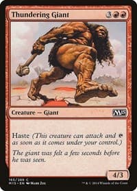 Thundering Giant - Magic 2015 (M15) - Magic: The Gathering card