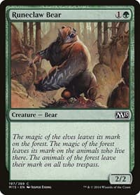 Runeclaw Bear - Magic 2015 (M15) - Magic: The Gathering card