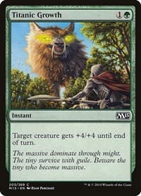 Titanic Growth - Magic 2015 (M15) - Magic: The Gathering card