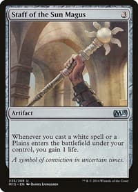 Staff of the Sun Magus - Magic 2015 (M15) - Magic: The Gathering card