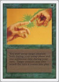 Instill Energy - Unlimited Edition - Magic: The Gathering card