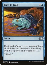 Turn to Frog - Magic 2015 (M15) - Magic: The Gathering card