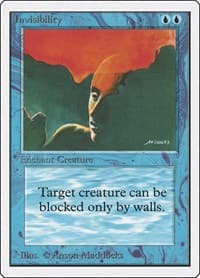 Invisibility - Unlimited Edition - Magic: The Gathering card