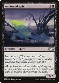 Accursed Spirit - Magic 2015 (M15) - Magic: The Gathering card