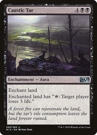 Caustic Tar - Magic 2015 (M15) - Magic: The Gathering card