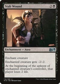 Stab Wound - Magic 2015 (M15) - Magic: The Gathering card
