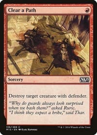 Clear a Path - Magic 2015 (M15) - Magic: The Gathering card