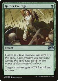 Gather Courage - Magic 2015 (M15) - Magic: The Gathering card