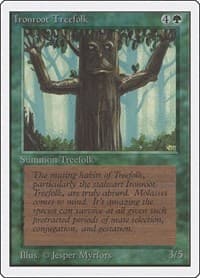 Ironroot Treefolk - Unlimited Edition - Magic: The Gathering card